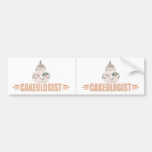 Humourous Cake Decorating Bumper Stickers