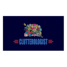 Humourous Clutter Business Cards