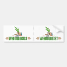 Humourous Gardening Bumper Sticker