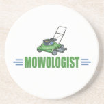 Humourous Lawn Mowing Beverage Coaster