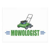 Humourous Lawn Mowing Post Cards