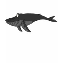 Humpback Whale Cartoon t-shirts