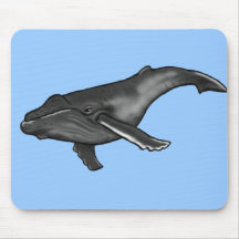 humpback whale mouse pads