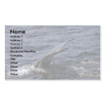 Humpback Whale Sounding (Tail Flukes) Business Card Templates