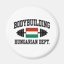 Hungarian Bodybuilder Fridge Magnets