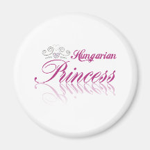 Hungarian Princess Fridge Magnet