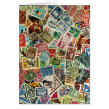 Hungarian Stamp Mixture Card