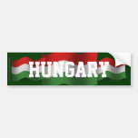 Hungary Waving Flag Bumper Stickers