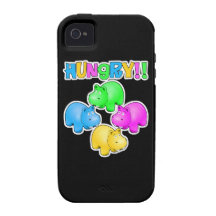 Hungry Hippopotamuses  Design Case For The iPhone 4