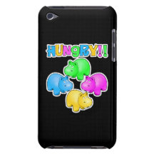 Hungry Hippopotamuses  Design Case-Mate iPod Touch Case
