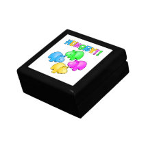 Hungry Hippopotamuses  Design Jewelry Box