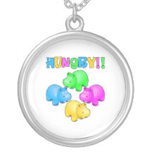 Hungry Hippopotamuses  Design Necklaces