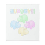 Hungry Hippopotamuses  Design Note Pads
