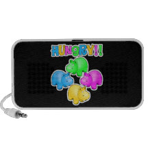 Hungry Hippopotamuses  Design Speaker System