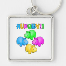 Hungry Hippos Keychain