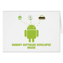 Hungry Software Developer Inside (Android) Card