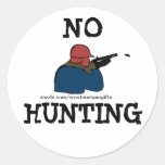 Hunter No Hunting Sticker