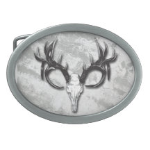 Hunters Outdoors man Deer Skull Belt Buckle