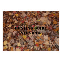 Hunting Guide Services Business Card