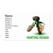 Hunting Heads Business Card