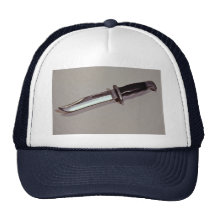 Hunting knife trucker hat