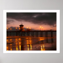 Huntington Beach Pier  California USA Posters