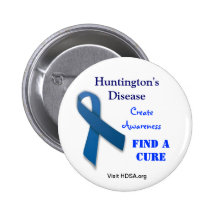 Huntington's Disease Support Button