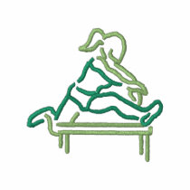 Hurdler embroidered shirts