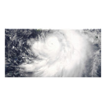 Hurricane Dennis Custom Photo Card