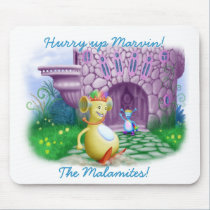Hurry up Marvin! mousepads