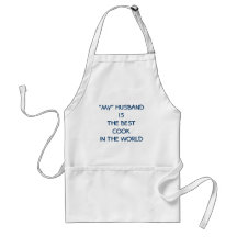 "HUSBAND BEST COOK" APRON