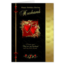 Husband Birthday Card - Happy Birthday Husband