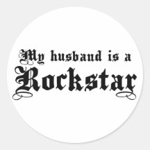 Husband Rockstar Sticker