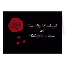 Husband Valentine Poem Card