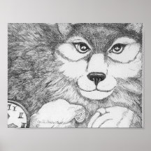 Husky by Toni Donelow Stewart Print