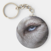 Husky Eye Keychain Siberian Husky Malamute Gifts