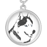 Husky Necklace Malamute / Husky Art Jewellery Gift