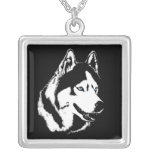 Husky Necklace Malamute / Husky Art Jewellery Gift