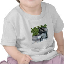 Husky Profile  Baby T-Shirt