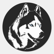 Husky Stickers Siberian Husky Malamute Stickers