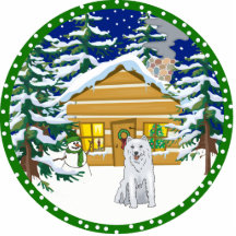 husky winter photo sculpture