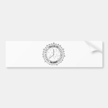 Hustle Tshirt Bumper Sticker