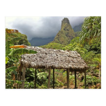 Hut in Iao Valley State Park, Maui, Hawaii Postcard
