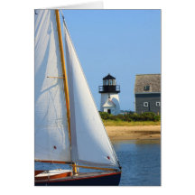 Hyannis Lighthouse and Sailboat Cards