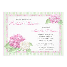 Hydrangea Bridal Shower Invitation