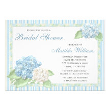 Hydrangea Bridal Shower Invitation