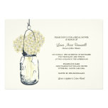 Hydrangea & Mason Jar Bridal Shower Custom Announcement