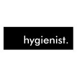 hygienist. business card template