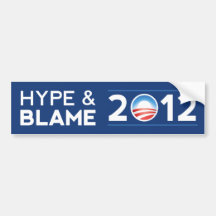 Hype & Blame Bumper Sticker