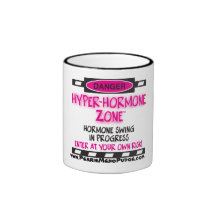 HYPER-HORMONE Zone Warning Mug